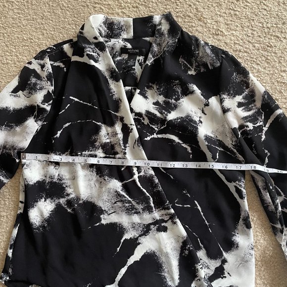 Petite Long Sleeve Blouse from Alfani - Picture 7 of 9